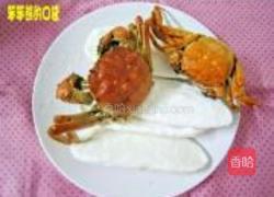 蟹肉年糕汤的做法图解1