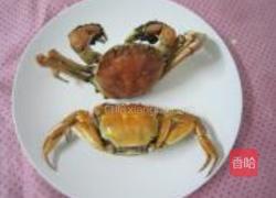 蟹肉年糕汤的做法图解2