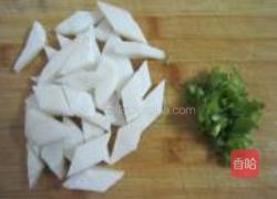 蟹肉年糕汤的做法图解4