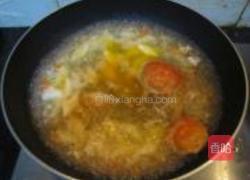 蟹肉年糕汤的做法图解7