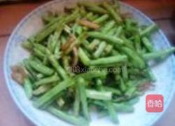 豇豆角炒肉末的做法图解3