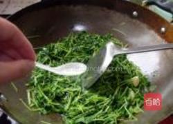 素炒豌豆苗的做法图解8