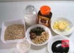 腰果燕麦饼的做法图解1