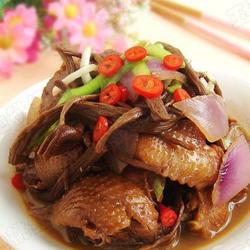 茶树菇烧鸡块的做法[图]