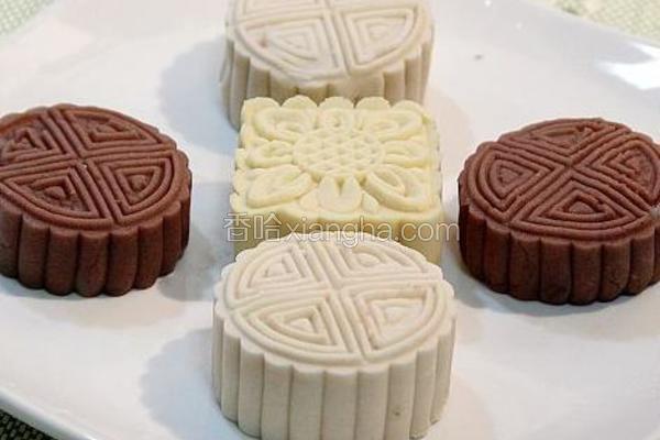豆豆香冰皮月饼