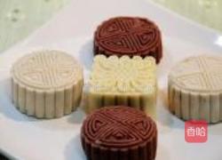 豆豆香冰皮月饼的做法图解20