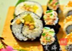 红蟹籽鳗鱼寿司里卷的做法图解12