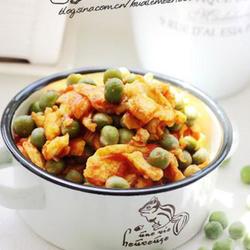 西红柿青豆炒鸡蛋的做法[图]