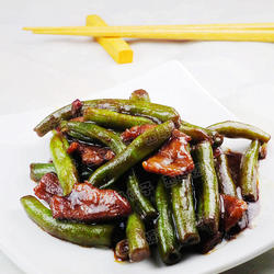 酱焖肉片扁豆的做法[图]