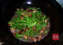 酱焖肉片扁豆的做法图解8