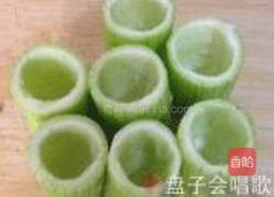 虾仁肉末丝瓜盅的做法图解7