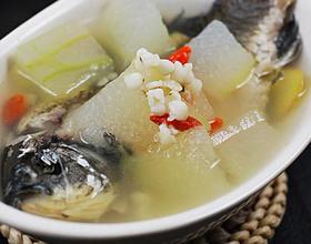 冬瓜薏仁鲫鱼汤