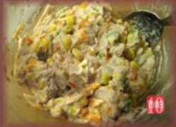 英式金枪鱼粟米色拉的做法图解10