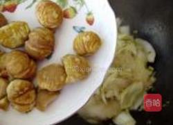 板栗炒白菜的做法图解6