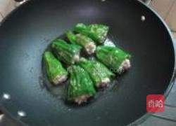 煎酿青椒的做法图解8