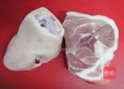 红烧蹄膀的做法图解1