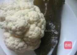 卤菜花海带的做法图解1