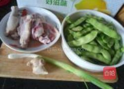 鸭腿炖豆角的做法图解1