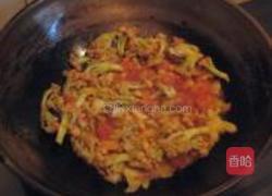 番茄菜花的做法图解5