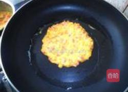 黄金玉米火腿饼的做法图解4