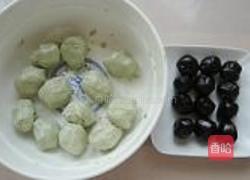 绿茶豆沙汤圆的做法图解4