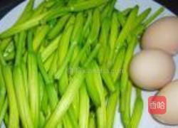 黄花炒鸡蛋的做法图解1