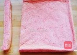 红曲蛋糕卷的做法图解9