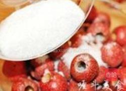桂花炒红果的做法图解2