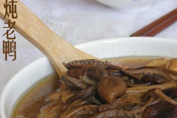 茶树菇炖老鸭