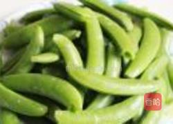 橄榄菜甜豆炒肉丝的做法图解1
