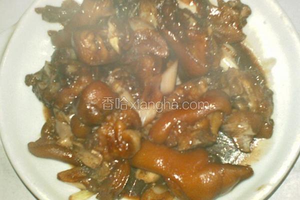 葱烧猪蹄