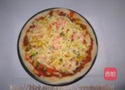鲜虾比萨的做法图解10