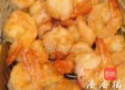 青木瓜菠萝甜辣虾的做法图解4