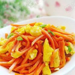 胡萝卜炒鸡蛋的做法[图]