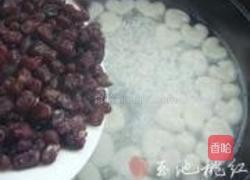 红豆米酒小汤圆的做法图解3