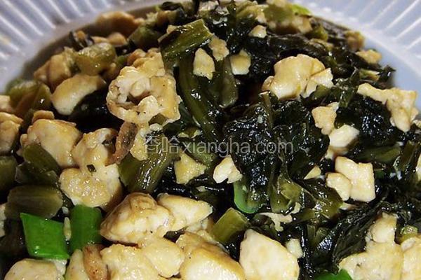 雪菜豆腐