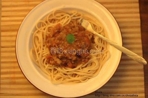 肉酱意面