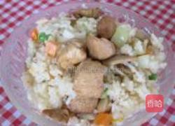 起士肉丁炒饭的做法图解13