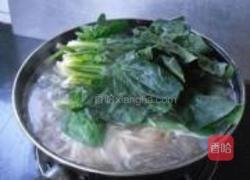 菠菜热汤面的做法图解7