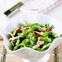 扁豆丝炒肉的做法[图]