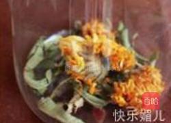 马鞭草金盏菊茶的做法图解2