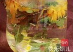 马鞭草金盏菊茶的做法图解3