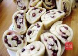 蓝莓酱红豆卷的做法图解8