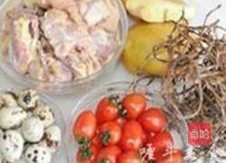 干豆角炖柴鸡的做法图解1