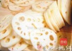 紫甘蓝话梅糖渍藕片的做法图解1