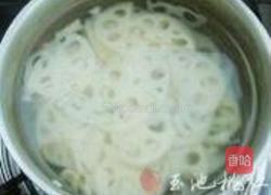 紫甘蓝话梅糖渍藕片的做法图解3