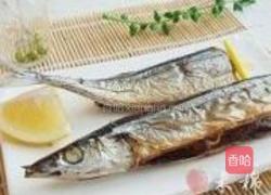 盐烤秋刀鱼的做法图解5
