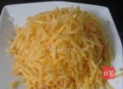 黑芝麻地瓜蛋饼的做法图解2