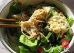 金针菇拌小萝卜菜的做法图解4