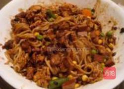 豉香鸡蛋炸酱面的做法图解12